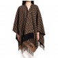 Fendi Wool and Cashmere FF Poncho