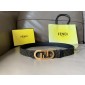 Fendi Cintura Reversiable 3.0 cm  in Pelle