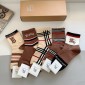 Burberry socks ( 5 pairs)