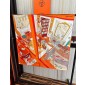 Hermes silk square scarf 90cm