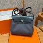Hermes Herbag Mini Bag- ardoise/ ardoise