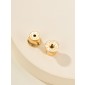 Hermes Mini Mailon Earrings-Noir