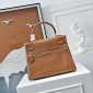 Hermes Kelly Lakis Pocket 28 / 32 in Swift Leather-Brown