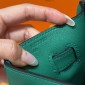 Hermes Kelly Lakis Pocket 28 / 32 in Swift Leather-Vert Vertigo