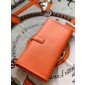 1:1 Hermes jige clutch in pelle epsom