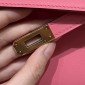 Hermes Kelly Pochette in Swift Leather-Rose lipstick