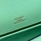 Hermes Kelly Pochette in Epsom Leather-Vert Criquet