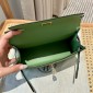 Hermes Kelly Pochette in Epsom Leather-Vert Criquet