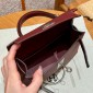 Hermes Mini Kelly Epsom leather-Rouge H