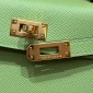 Hermes Mini Kelly Epsom leather-Vert Criquent