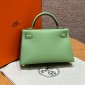 Hermes Mini Kelly Epsom leather-Vert Criquent