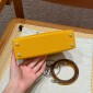 Hermes Mini Kelly Epsom leather-Jaune ambre