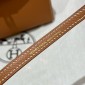 Hermes Mini Kelly Epsom leather-Brown