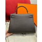 Hermes Kelly 32cm in Togo leather-Black