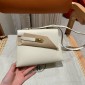 Hermes Kelly Sellier 20 Shoulder Bag in Epsom-Cream white