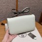 Hermes Constance Elan Shoulder Bag in Epsom Leather-White