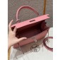 Hermes Kelly 25 / 28  in Epsom Leather-Rose confetti