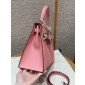 Hermes Kelly 25 / 28  in Epsom Leather-Rose confetti