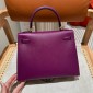Hermes Kelly 25 / 28  in Epsom Leather-Anemone