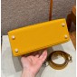 Hermes Kelly 25 / 28  in Epsom Leather-Jaune ambre