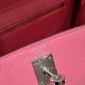 Hermes Kelly 25 / 28  in Swift Leather-Rose lipstick