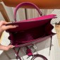Hermes Kelly 25 / 28  in Epsom Leather-Rose purple