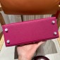 Hermes Kelly 25 / 28  in Epsom Leather-Rose purple