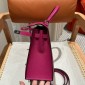 Hermes Kelly 25 / 28  in Epsom Leather-Rose purple