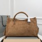 Borsa Le City da donna Balenciaga Medium-Camel