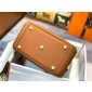 1:1 Borsa Hermes Lindy mini in pelle togo 