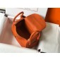 1:1 Borsa Hermes Lindy mini in pelle togo 