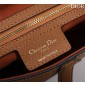 Christian Dior Saddle Bag with Strap-Brown 