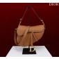 Christian Dior Saddle Bag with Strap-Brown 
