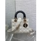 Two-tone Small Lady dior My ABCDior Bag