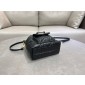 Small Dior Caro Bucket Bag-Black