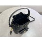 Small Dior Caro Bucket Bag-Black