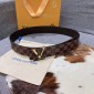 Cintura LV Initiales 40 MM Reversibile 