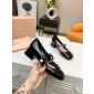 Miu Miu Leather Shoes Size 35-40, Heel 4.5cm, 7.5cm