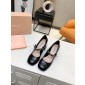 Miu Miu Leather Shoes Size 35-40, Heel 4.5cm, 7.5cm