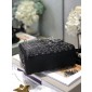 Mini Lady Dior Bag in Strass Cannage Satin