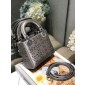 Mini Lady Dior Bag in Strass Cannage Satin