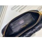 Christian Dior Caro Pouch on Chain -Black 