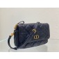 Christian Dior Caro Pouch on Chain -Black 