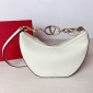 Valentino Small Vlogo Moon Hobo Bag 