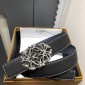 Loewe grained calfskin belt 32mm