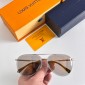 Z2625U  LV Super Vision Metal Pilot Sunglasses