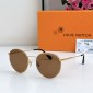  LV Super Vision Metal Round Sunglasses